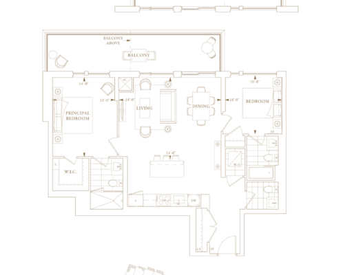 Royal Bayview - floor plan - 515